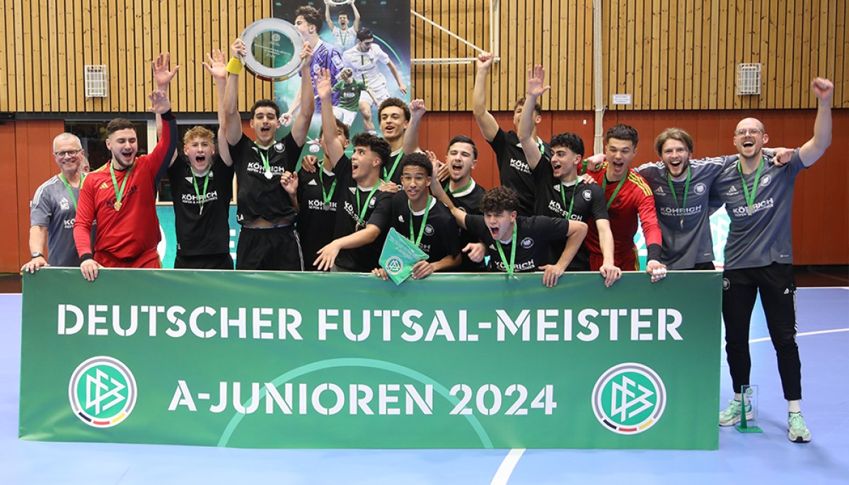 Deutsche Futsal-Meister bei den A-, B- und C-Junioren in der Sportschule Wedau gekürt