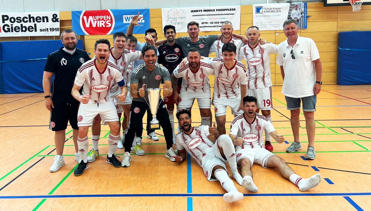 Fortuna Düsseldorf verteidigt Titel im Futsal-Niederrheinpokal-Finale gegen den Wuppertaler SV