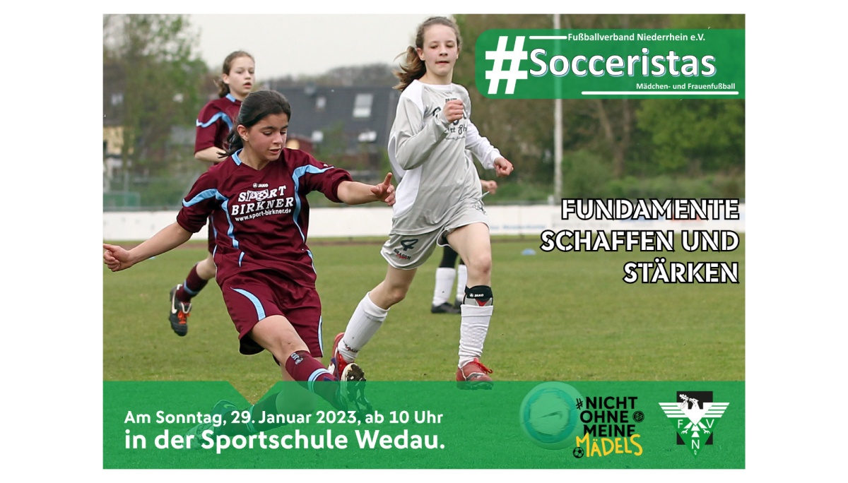 #Socceristas: Vereinstagung am 29. Januar 2023 ab 10 Uhr in der Sportschule Wedau