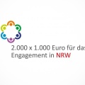Förderprogramm "2.000 x 1.000 Euro" für ehrenamtliches Engagement in NRW