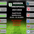 Auslosung Kreispokal der Herren - Qualirunde -