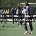 Staffeleinteilung für die B-Juniorinnen-Rückrunde der Saison 2023/2024 steht fest