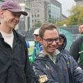 Nationalspieler Maximilian Beier zeigt sich von den Fußball-Inklusionstagen auf dem Essener Kennedyplatz begeistert