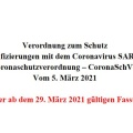 Neue NRW-Coronaschutzverordnung: Das gilt ab dem 29. März