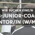  Der Fußballverband Niederrhein sucht zum 1. September 2023 eine/n neue/n DFB-JUNIOR-COACH-Mentor/in