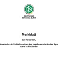 DFB-Merkblatt: Kurzarbeit in Vereinen und Verbänden