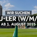 Der Fußballverband Niederrhein sucht zum 1. August 2025 neue FSJler (m/w/d)