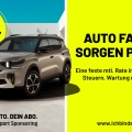 Athletic Sport Sponsoring - Auto fahren. Sorgen parken. 