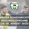 Hybrider Schiedsrichter-Neulingslehrgang vom 19. bis zum 26. August 2023