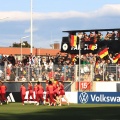 Deutsche Frauen-Nationalmannschaft begeistert Fans im Düsseldorfer Paul-Janes-Stadion