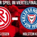 Niederrheinpokalsieger Rot-Weiss Essen trifft im DFB-Pokal-Viertelfinale auf Holstein Kiel