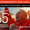 Rabattaktion zum 65-jährigen Jubiläum: 6,5 % auf das gesamte Sortiment bei Schäper Sportgerätebau