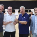 FVN-Ehrenplakette an ehemaligen Schiri und Sportrichter Leonhard "Leo" Kentsch überreicht