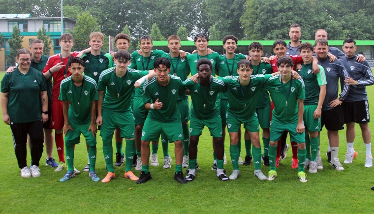 Zwei Siege, zwei Unentschieden: Länderpokal-"Bronze" für ungeschlagene FVN-U 15-Junioren