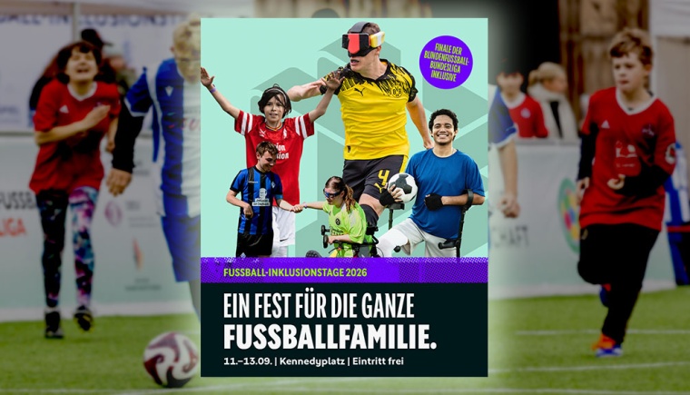 Fußball-Inklusionstage 2026 der DFB-Stiftung Sepp Herberger vom 11. bis 13. September in Essen