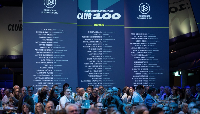 "Club 100": DFB zeichnet im Fußballmuseum Dortmund erneut 100 Ehrenamtliche aus