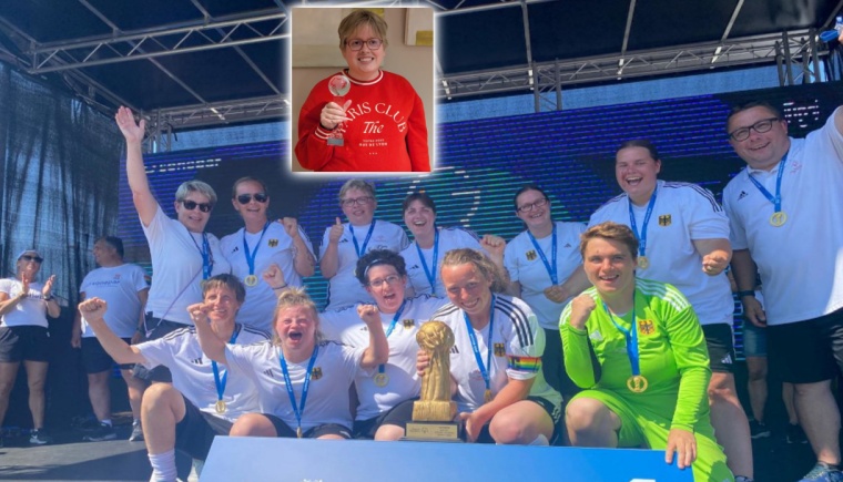 Inklusions-Spielerin Franziska Jochem aus Rees: Weltpokal-Siegerin vom Niederrhein