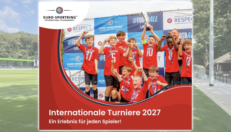 Internationale Euro-Sportring-Turniere 2027: Neue Saison, neue Fußballabenteuer - Broschüre jetzt anfordern