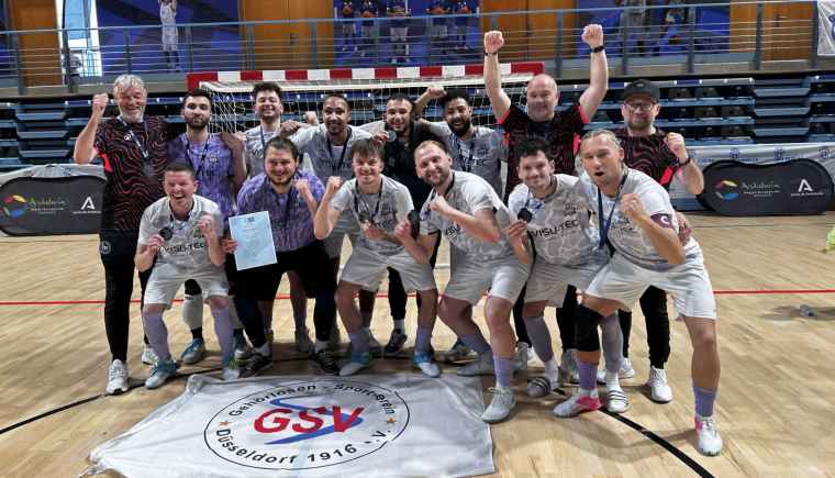 Zweiter Platz für GSV Düsseldorf bei der "Deaf Champions League 2025" im Futsal