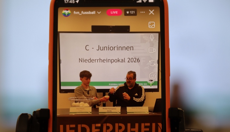 Niederrheinpokal der Juniorinnen und Junioren: Die Achtelfinal-Paarungen stehen fest