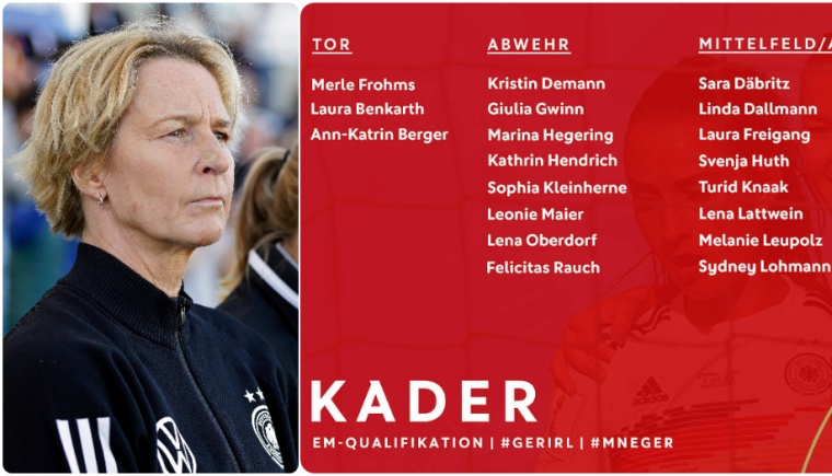 EM-Qualifikation am 19. September in Essen: Der DFB-Kader fürs Länderspiel gegen Irland EM-Qualifikation am 19. September in Essen: Der DFB-Kader fürs Länderspiel gegen Irland