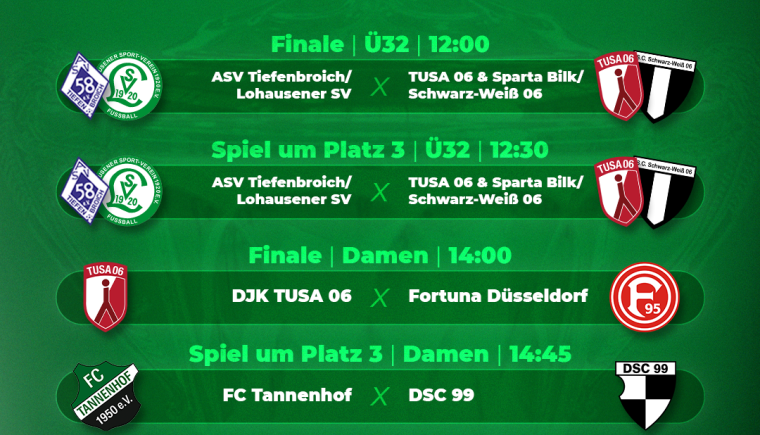 Finaltag der Frauen, Männer und Ü32