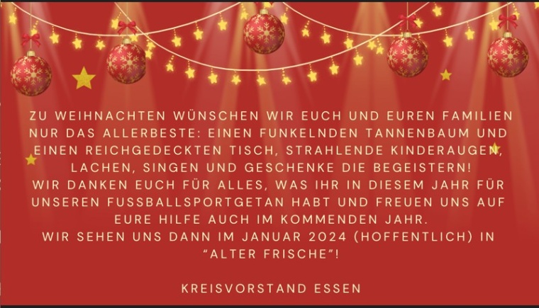 Frohe Weihnachten