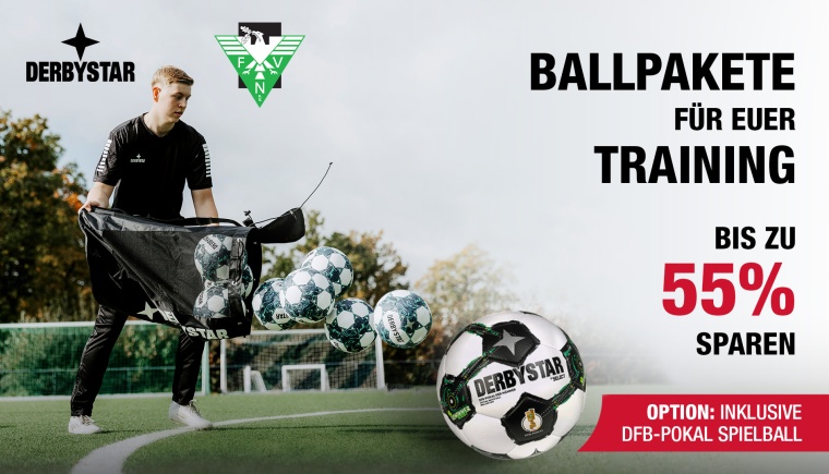 Trainingsstart 2026/27 mit DERBYSTAR: Exklusives Ballangebot für unsere Vereine