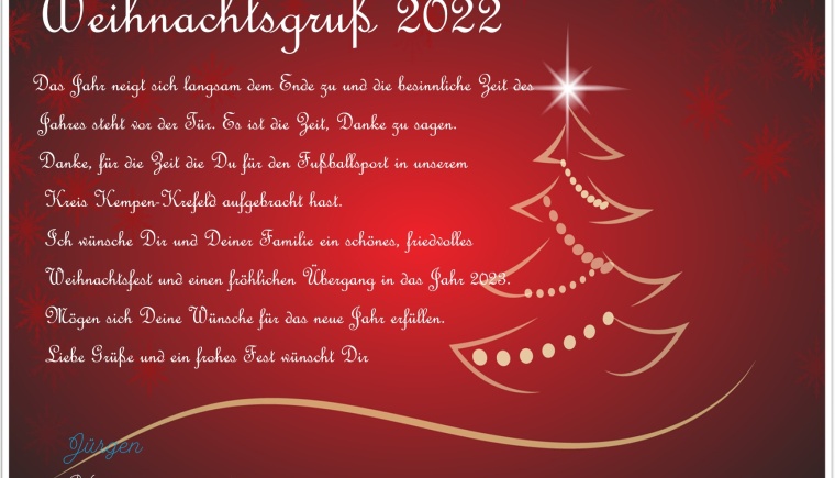 Weihnachts- und Neujhrsgruß