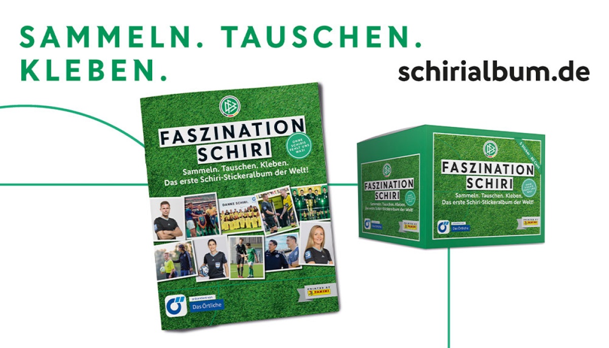 Sammeln, Tauschen, Kleben: DFB veröffentlicht erstes Schiri-Stickeralbum der Welt