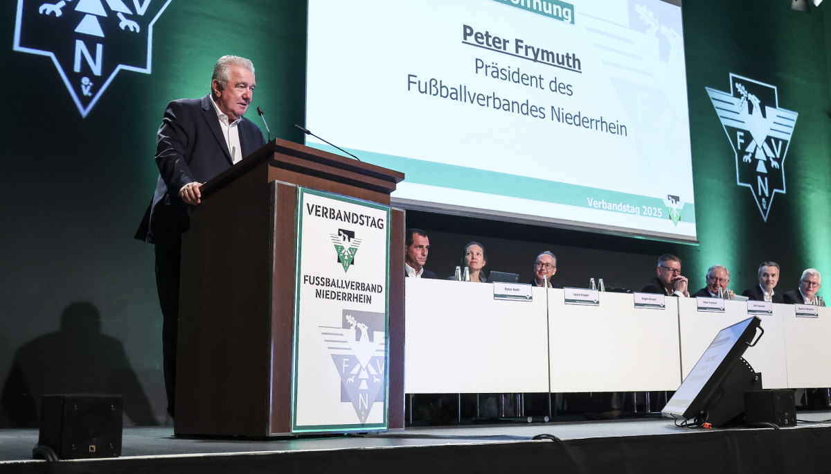 Peter Frymuth bleibt bis 2029 Präsident des Fußballverbandes Niederrhein