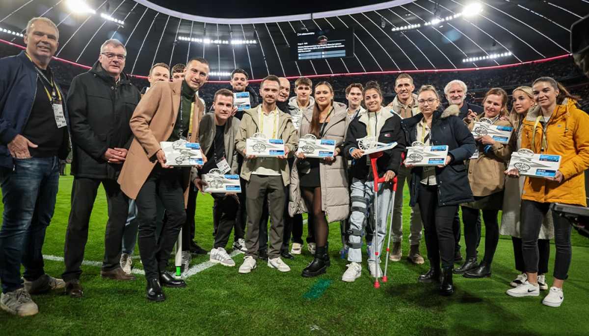 Deutschlands beste Torjäger/innen bei Länderspiel in Münchener Allianz-Arena geehrt