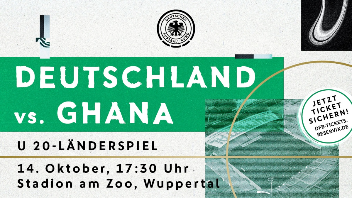 Vorverkauf fürs U 20-Länderspiel gegen Ghana im Stadion am Zoo in Wuppertal gestartet