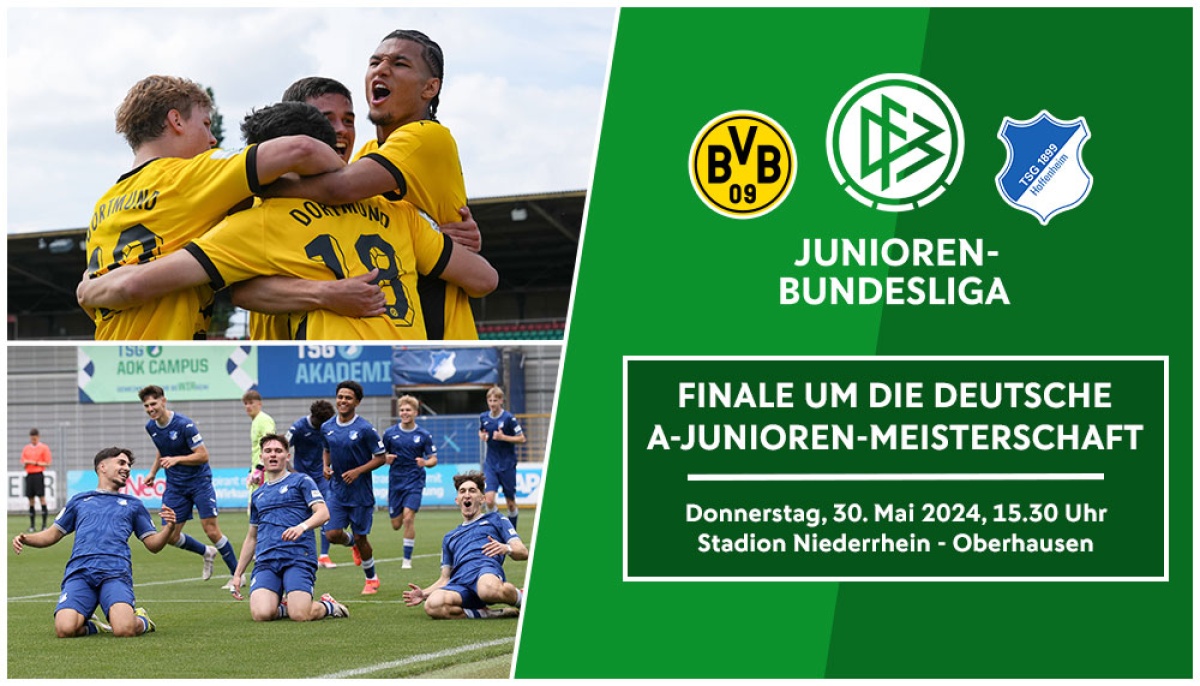 Finale um die Deutsche A-Junioren-Meisterschaft wird am 30. Mai ab 15.30 Uhr in Oberhausen ausgetragen