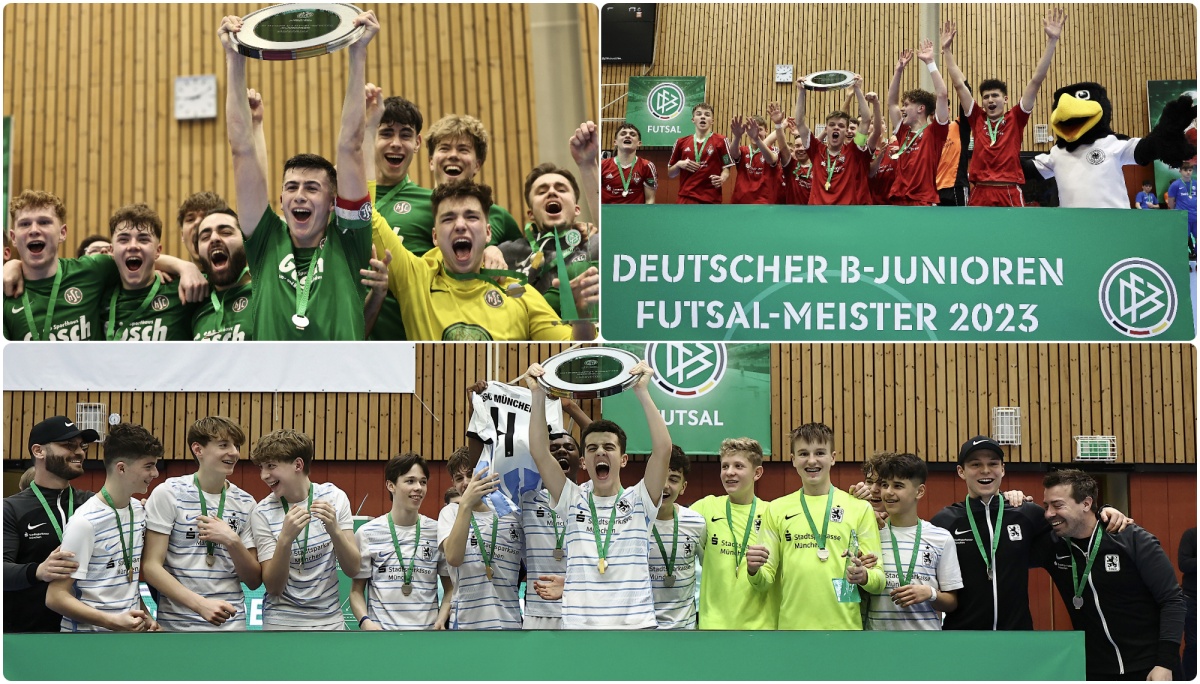 Hannover, Frankfurt/Oder und 1860 München holen in Wedau die begehrten Futsal-Titel