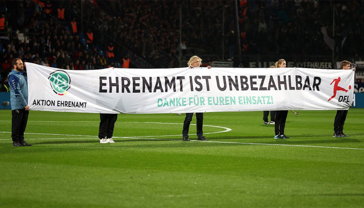 Großer Aktionsspieltag im deutschen Fußball um den 5. Dezember: Danke ans Ehrenamt!