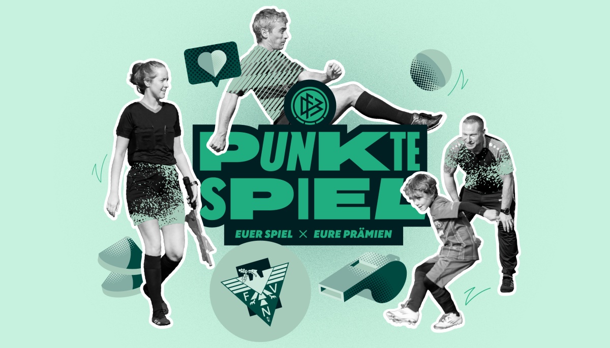 DFB-Punktespiel für Amateurvereine gestartet - Jetzt Maßnahmen umsetzen und attraktive Preise gewinnen! DFB-Punktespiel für Amateurvereine gestartet - Jetzt Maßnahmen umsetzen und attraktive Preise gewinnen!