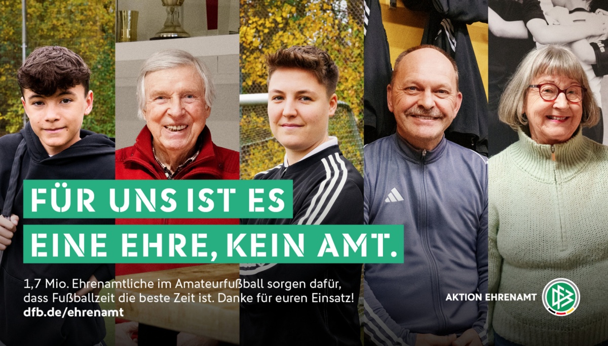 Danke ans Ehrenamt: Aktionsspieltage im deutschen Fußball rund um den 6. Dezember