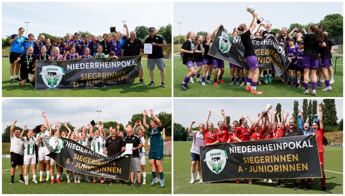 SGS Essen und Borussia Mönchengladbach mit dreifacher Titelverteidigung beim 
