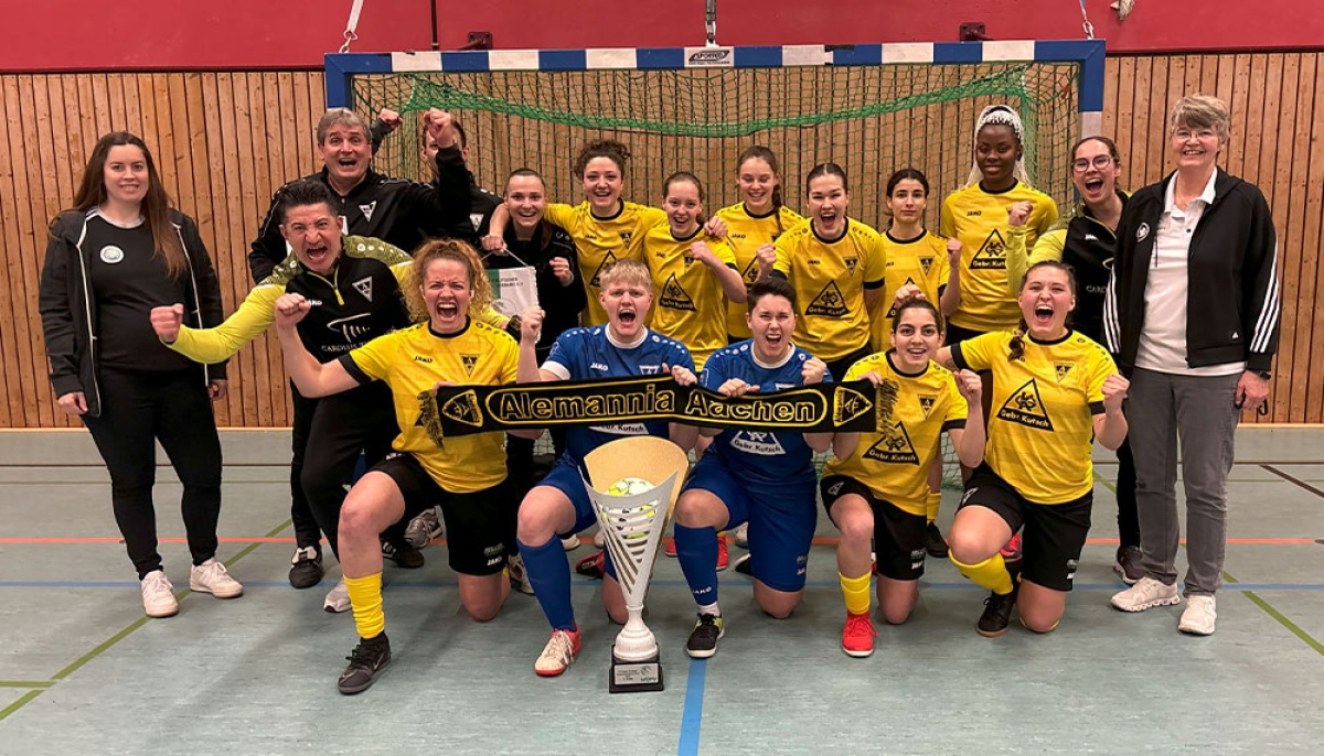 Alemannia Aachen gewinnt Westdeutsche Futsal-Meisterschaft der Frauen in Moers
