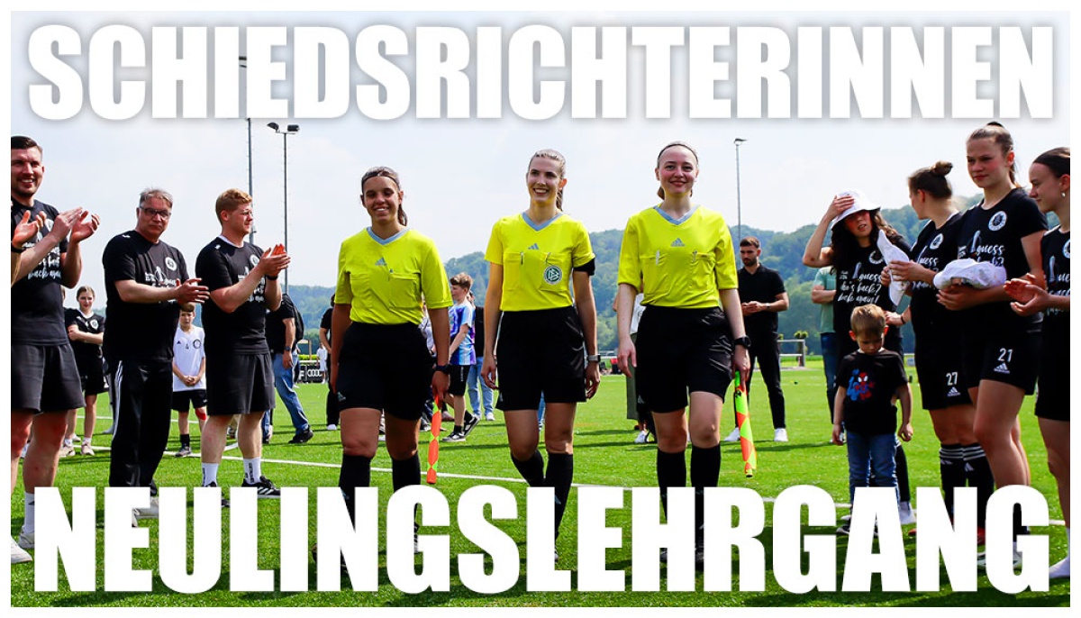 Jetzt anmelden: Hybrider Schiedsrichterinnen-Neulingslehrgang vom 7. bis 21. März Jetzt anmelden: Hybrider Schiedsrichterinnen-Neulingslehrgang vom 7. bis 21. März