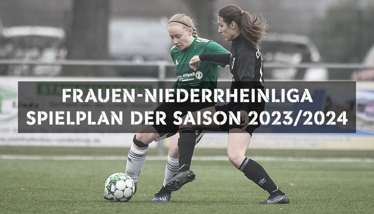Spielplan der Frauen-Niederrheinliga für die Saison 2023/2024 ist fertig