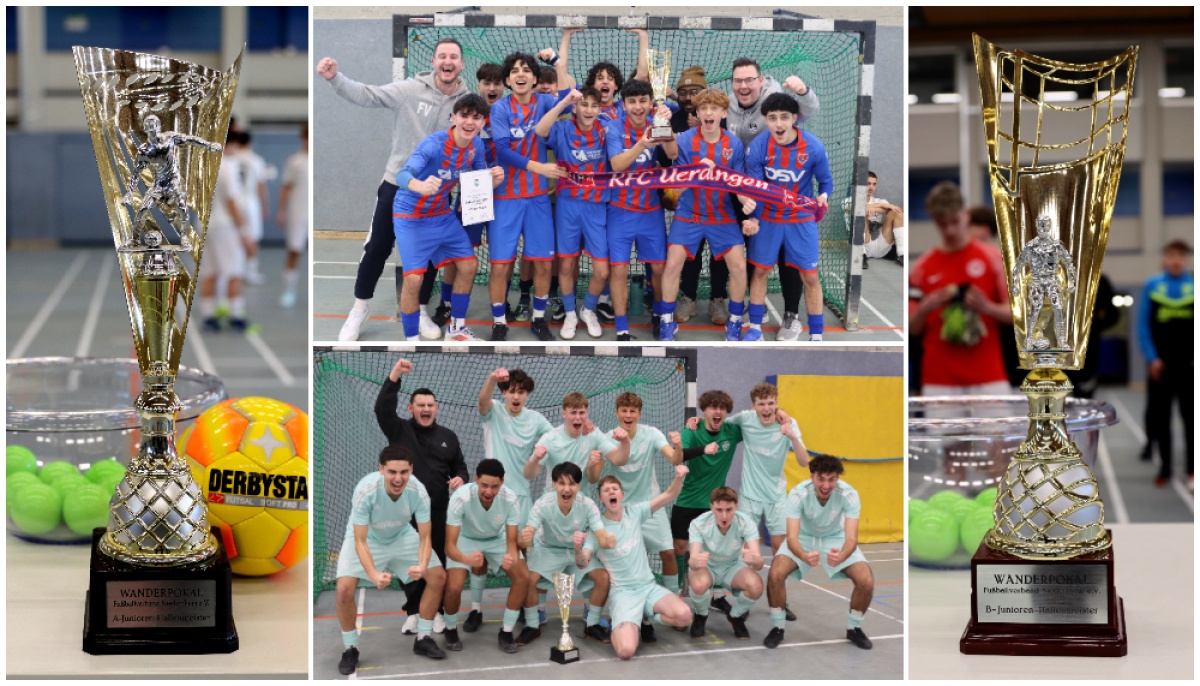 KFC Uerdingen und TSV Solingen sichern sich Titel bei der FVN-Futsal-Meisterschaft der Junioren in Langenfeld