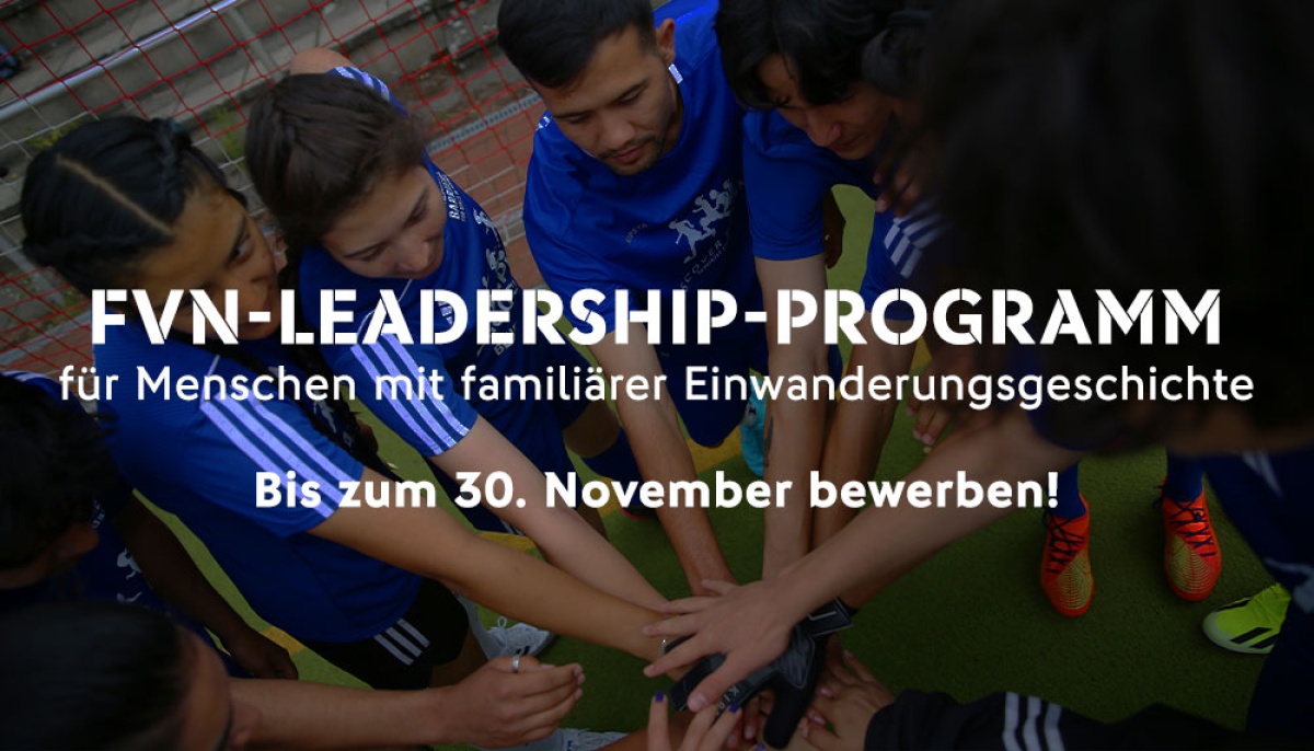 Ab Dezember: FVN-Leadership-Programm für Menschen mit familiärer Einwanderungsgeschichte