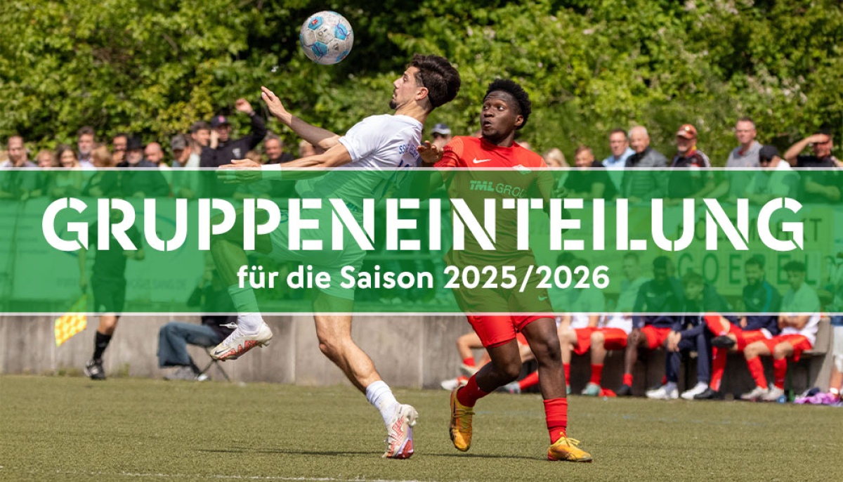 Gruppeneinteilung für die kommende Saison 2025/2026 auf Verbandsebene steht fest