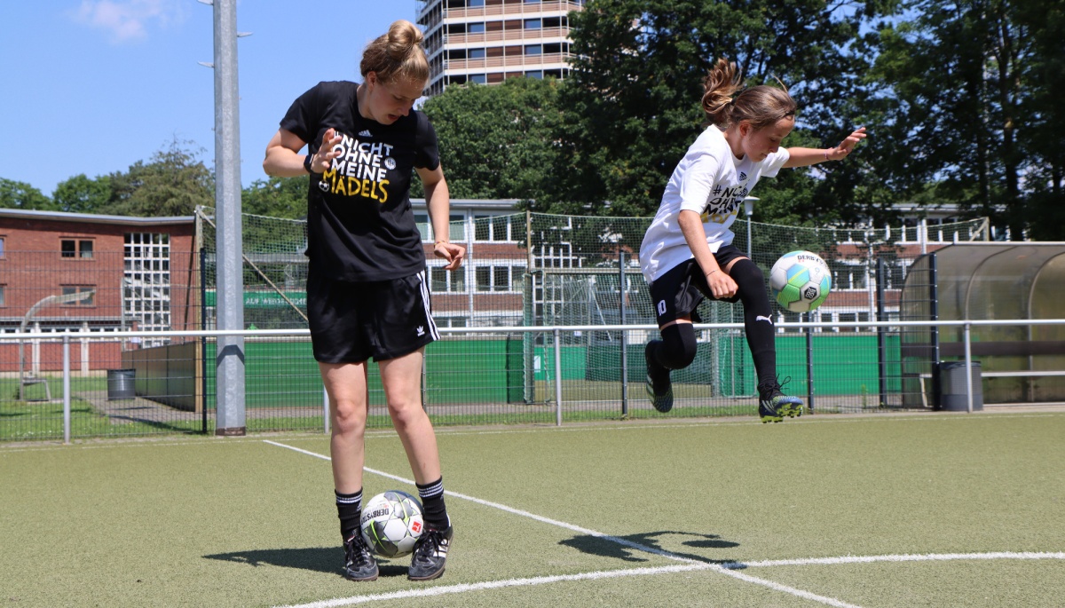 Training, Freestyle und Sonnenschein beim 2. Virtuellen Tag des Mädchenfußballs 