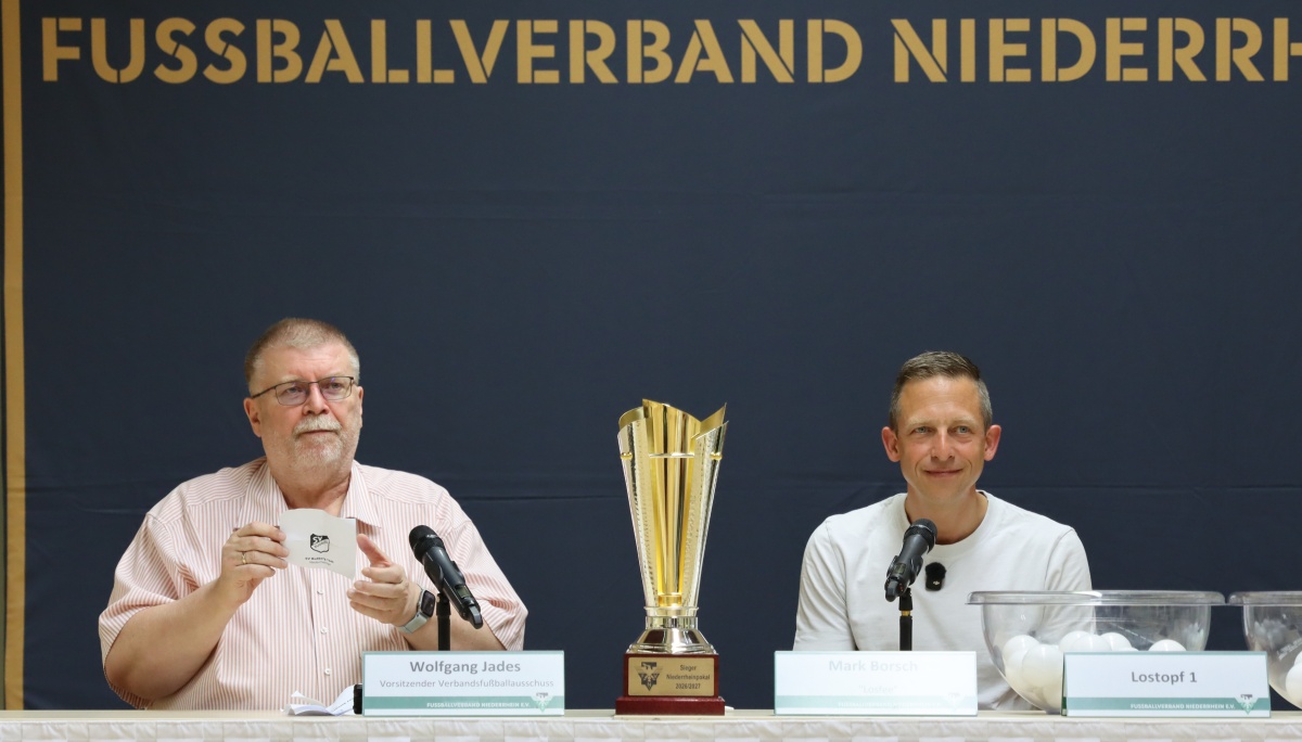 Die erste Runde im Ü 32-Niederrheinpokal 2026/2027 in der Übersicht