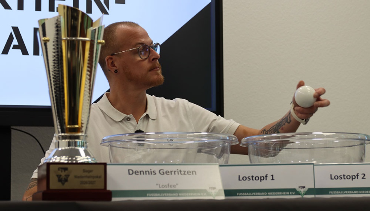 Achtelfinale im Niederrheinpokal der Männer ausgelost: Titelverteidiger Duisburg reist zum Oberligisten BW Dingden
