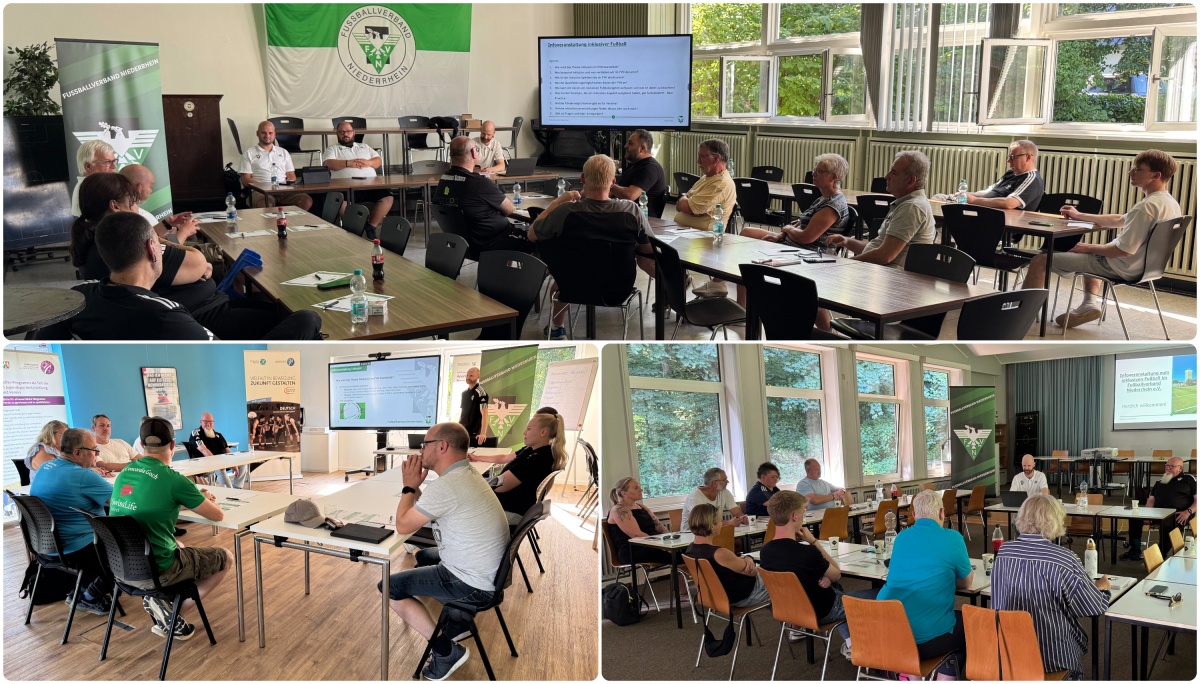 Regionale Infoveranstaltungen zum inklusiven Fußball im Fußballverband Niederrhein