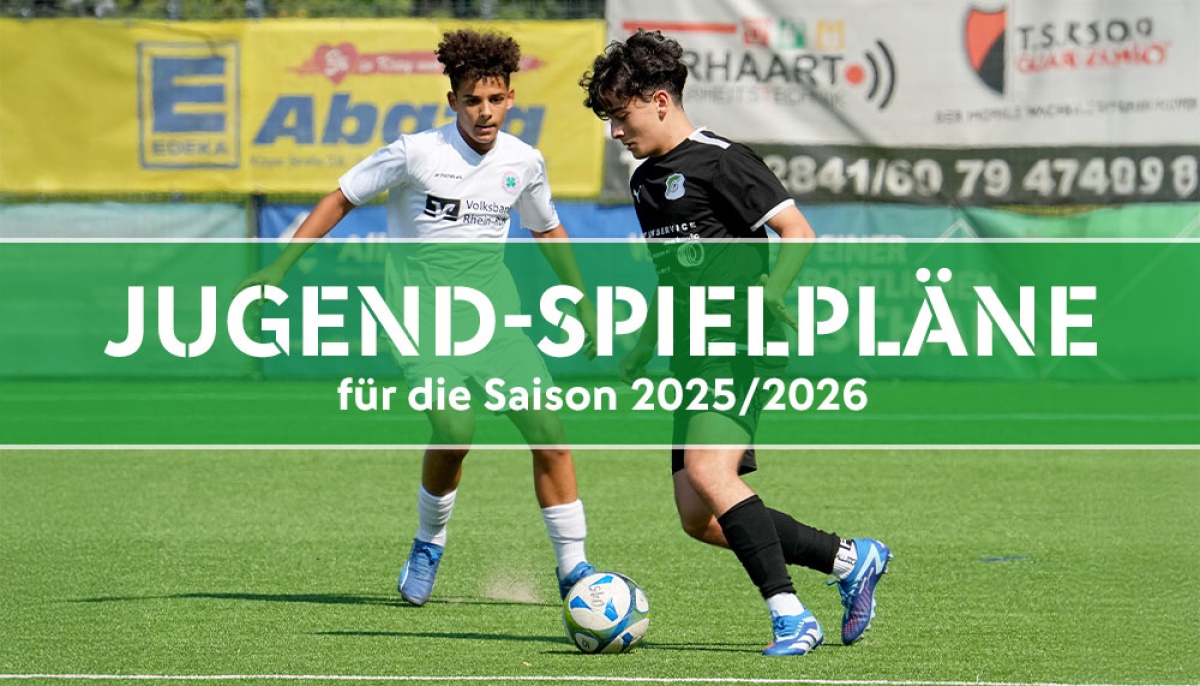 Spielpläne der Jugend-Niederrheinligen für die Saison 2025/2026